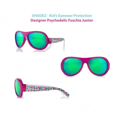 Shadez Kids Anti UV Eyewear Protection Junior Kacamata Pelindung Anak - Psychedelic Fuchsia